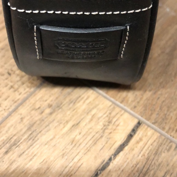 Black Coach Monogram Shoulder Bag - Picture 8 of 10